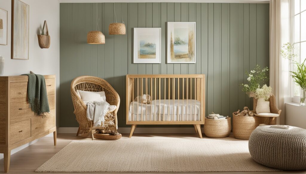 eco-friendly nursery walls